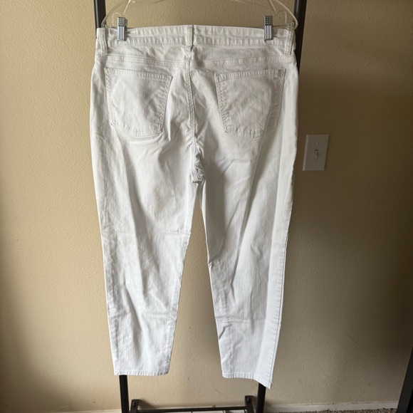 Eileen Fisher White Women Jeans - Picture 3 of 4